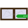 Ustalenie cen Okna skrzydłowe 1785x815 mm REHAU ENERGY-SAVING SYNEGO MD DARK_OAK dwustronny. Cena: 512,19 €