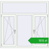 Pricing Tilt-and-Turn 1500x1450 mm REHAU OPTIMUM EURO-DESIGN 70 RAL 9016 Traffic white two-sided. Price: 1515,21 zł