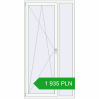 Pricing Tilt-and-Turn 1200x2300 mm REHAU ENERGY-SAVING SYNEGO MD RAL 9016 Traffic white two-sided. Price: 1 934.65 PLN