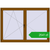 Pricing Okna skrzydłowe 2000x1400 mm REHAU OPTIMUM EURO-DESIGN 70 GOLDEN OAK dwustronny. Price: 2541,18 zł