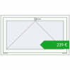 Ustalenie cen Okna skrzydłowe 1200x700 mm REHAU ENERGY-SAVING SYNEGO MD RAL 9016 Traffic white dwustronny. Cena: 238,90 €