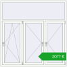 Ustalenie cen Okna skrzydłowe 1800x1800 mm ALU STANDARD 72 RAL 9016 Traffic white dwustronny. Cena: 2076,57 €