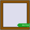 Pricing Tilt-and-Turn 565x565 mm REHAU OPTIMUM EURO-DESIGN 70 GOLDEN OAK two-sided. Price: 352.04 PLN