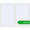 Ustalenie cen Okna skrzydłowe 1710x1370 mm REHAU ARTEVO RAL 9016 Traffic white dwustronny. Cena: 1646,28 zł