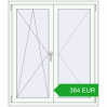 Pricing Tilt-and-Turn 1130x1320 mm REHAU OPTIMUM EURO-DESIGN 70 RAL 9016 Traffic white two-sided. Price: 383.69 EUR
