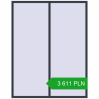 Pricing Tilt-and-Turn 1800x2300 mm REHAU OPTIMUM EURO-DESIGN 70 ANTHRACITE_GREY_STRUKTURAL two-sided. Price: 3 610.68 PLN