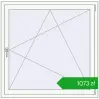 Pricing Tilt-and-Turn 1220x1210 mm REHAU OPTIMUM EURO-DESIGN 70 RAL 9016 Traffic white two-sided. Price: 1073,17 zł