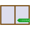 Pricing Tilt-and-Turn 1500x1000 mm REHAU OPTIMUM EURO-DESIGN 70 GOLDEN OAK two-sided. Price: 1 212.3 PLN
