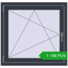 Pricing Tilt-and-Turn 870x830 mm REHAU OPTIMUM EURO-DESIGN 70 ANTHRACITE_GREY_STRUKTURAL two-sided. Price: 1 156.28 PLN