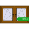 Ustalenie cen Okna rozwierne 1065x665 mm REHAU ENERGY-SAVING SYNEGO MD GOLDEN OAK dwustronny. Cena: 1909,30 zł