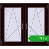 Pricing Tilt-and-Turn 1155x1010 mm REHAU ENERGY-SAVING SYNEGO MD CHOCOLATE_BROWN two-sided. Price: 1784,10 zł