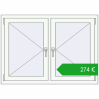 Ustalenie cen Okna skrzydłowe 1250x890 mm REHAU OPTIMUM EURO-DESIGN 70 RAL 9016 Traffic white dwustronny. Cena: 273,57 €