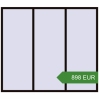 Ustalenie cen Okna skrzydłowe 2400x2100 mm KORSA BRILLANT DESIGN BLACK_BROWN dwustronny. Cena: 897.63 EUR