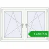 Pricing Tilt-and-Turn 1310x910 mm REHAU OPTIMUM EURO-DESIGN 70 RAL 9016 Traffic white two-sided. Price: 1 418.14 PLN