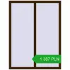 Pricing Tilt-and-Turn 1140x1500 mm REHAU OPTIMUM EURO-DESIGN 70 DARK_OAK two-sided. Price: 1 387.03 PLN