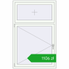 Ustalenie cen Okna skrzydłowe 1050x1650 mm REHAU OPTIMUM EURO-DESIGN 70 RAL 9016 Traffic white dwustronny. Cena: 1106,44 zł