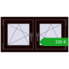 Ustalenie cen Okna skrzydłowe 990x515 mm REHAU OPTIMUM EURO-DESIGN 70 CHOCOLATE_BROWN dwustronny. Cena: 229,54 €