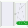 Pricing Tilt-and-Turn 1200x1150 mm REHAU OPTIMUM EURO-DESIGN 70 RAL 9016 Traffic white two-sided. Price: 1 181.01 PLN