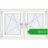 Pricing Tilt-and-Turn 1080x680 mm REHAU ENERGY-SAVING SYNEGO MD BASALT_GREY external. Price: 1513,26 zł
