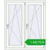 Pricing Tilt-and-Turn 1000x1200 mm REHAU OPTIMUM EURO-DESIGN 70 RAL 9016 Traffic white two-sided. Price: 1 442.25 PLN