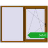 Ustalenie cen Okna skrzydłowe 1680x1300 mm KORSA OPTIMUM REHAU EURO 70. Cena: 665,08 €