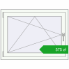 Ustalenie cen Okna skrzydłowe 995x740 mm REHAU OPTIMUM EURO-DESIGN 70 RAL 9016 Traffic white dwustronny. Cena: 574,82 zł