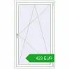 Pricing Tilt-and-Turn 1030x1750 mm REHAU BRILLANT DESIGN RAL 9016 Traffic white two-sided. Price: 422.52 EUR