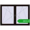 Pricing Tilt-and-Turn 1830x1295 mm REHAU ENERGY-SAVING SYNEGO MD BLACK_BROWN two-sided. Price: 2802,85 zł