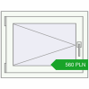 Pricing Tilt-and-Turn 720x550 mm REHAU OPTIMUM EURO-DESIGN 70 RAL 9016 Traffic white two-sided. Price: 560.47 PLN