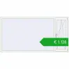 Ustalenie cen Okna skrzydłowe 2500x1300 mm ALU STANDARD 72 RAL 9016 Traffic white dwustronny. Cena: 1127,78 €