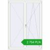 Pricing Tilt-and-Turn 1450x2100 mm REHAU OPTIMUM EURO-DESIGN 70 RAL 9016 Traffic white two-sided. Price: 2 754.38 PLN