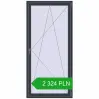Pricing Tilt-and-Turn 1000x2100 mm REHAU OPTIMUM EURO-DESIGN 70 ANTHRACITE_GREY_STRUKTURAL two-sided. Price: 2 323.67 PLN