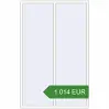 Pricing Tilt-and-Turn 1500x2350 mm KORSA ALU STANDARD 72 RAL 9016 Traffic white two-sided. Price: 1 013.5 EUR