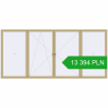 Ustalenie cen Okna skrzydłowe 5000x2300 mm ALU STANDARD 72 RAL 1000 Green beige dwustronny. Cena: 13 394.09 PLN
