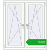 Pricing Tilt-and-Turn 1005x1145 mm REHAU ENERGY-SAVING SYNEGO MD BLACK_ULTI-MATT external. Price: 381,87 €