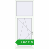Pricing Tilt-and-Turn 760x1950 mm REHAU OPTIMUM EURO-DESIGN 70 RAL 9016 Traffic white two-sided. Price: 1 485.86 PLN