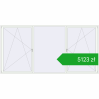 Pricing Tilt-and-Turn 4000x2000 mm REHAU OPTIMUM EURO-DESIGN 70 RAL 9016 Traffic white two-sided. Price: 5123,40 zł