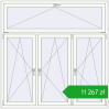 Pricing Tilt-and-Turn 1800x1800 mm ALU STANDARD 72 RAL 9016 Traffic white two-sided. Price: 11 267,00 zł