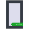 Pricing Tilt-and-Turn 300x500 mm REHAU OPTIMUM EURO-DESIGN 70 ANTHRACITE_GREY_STRUKTURAL two-sided. Price: 245.22 PLN