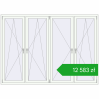 Pricing Tilt-and-Turn 2500x1800 mm ALU STANDARD 72 RAL 9016 Traffic white two-sided. Price: 12 583,20 zł