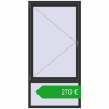 Ustalenie cen Okna skrzydłowe 1000x2000 mm EPSILON OPTIMA ANTHRACITE_GREY_GLATT dwustronny. Cena: 269,94 €