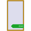 Pricing Tilt-and-Turn 1000x1800 mm ALU STANDARD 72 RAL 1005 Honey yellow two-sided. Price: 345,00 €