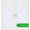 Pricing Tilt-and-Turn 1400x1500 mm REHAU ENERGY-SAVING SYNEGO MD RAL 9016 Traffic white two-sided. Price: 2 510.29 PLN