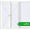 Pricing Tilt-and-Turn 1800x1650 mm REHAU OPTIMUM EURO-DESIGN 70 RAL 9016 Traffic white two-sided. Price: 1668,92 zł