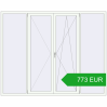 Pricing Tilt-and-Turn 2500x2000 mm REHAU OPTIMUM EURO-DESIGN 70 RAL 9016 Traffic white two-sided. Price: 773.47 EUR