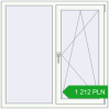 Pricing Tilt-and-Turn 1200x1200 mm REHAU OPTIMUM EURO-DESIGN 70 RAL 9016 Traffic white two-sided. Price: 1 212.03 PLN