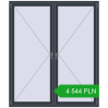 Pricing Tilt-and-Turn 1700x2000 mm REHAU OPTIMUM EURO-DESIGN 70 ANTHRACITE_GREY_STRUKTURAL two-sided. Price: 4 543.96 PLN