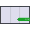 Pricing Tilt-and-Turn 3000x1800 mm REHAU OPTIMUM EURO-DESIGN 70 ANTHRACITE_GREY_STRUKTURAL two-sided. Price: 658,16 €