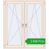 Pricing Tilt-and-Turn 1300x1500 mm REHAU OPTIMUM EURO-DESIGN 70 CREAME_WHITE_50L-2 two-sided. Price: 2 655.72 PLN