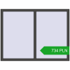 Pricing Tilt-and-Turn 1530x1150 mm EPSILON OPTIMA BASALT_GREY two-sided. Price: 733.57 PLN